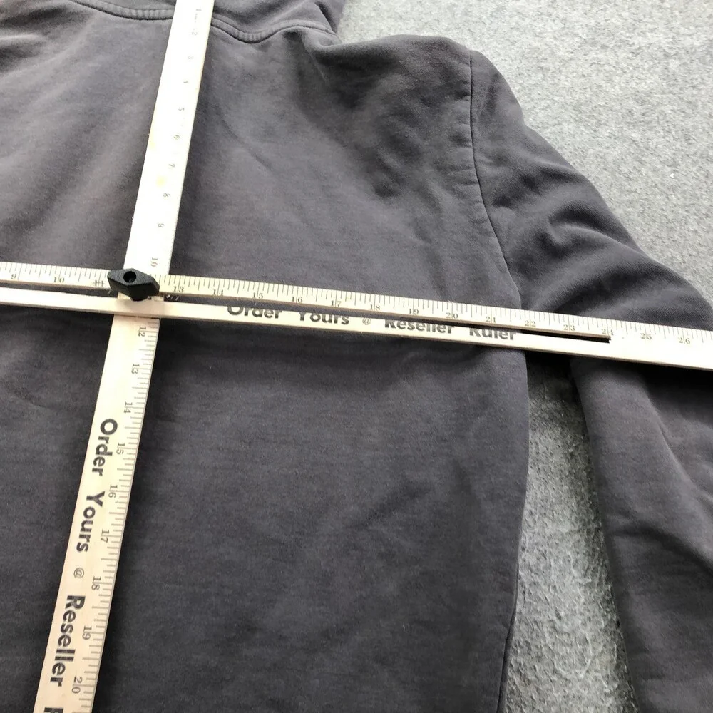The North Face Hoodie Mens XL Gray Pullover Fleece Sweatshirt Big Logo